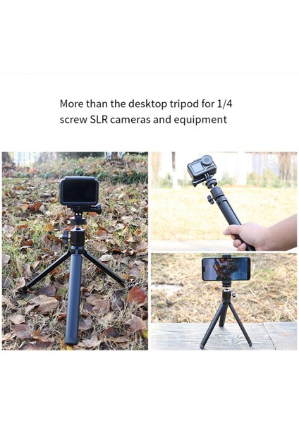 Osmo/gopro Ant Dslr Kamera Tripod Braket Cep Telefonu Selfie Masa Canlı Alüminyum Alaşım Tripod, A Için Lenvee (Yurt Dışından) fiyatları