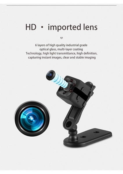 Mini Kablosuz Güvenlik Kamerası Tam Hd 1080P Mini Kamera 200MAH Gece Görme Video Kayıt Hareket Algılama (Yurt Dışından) fiyatları