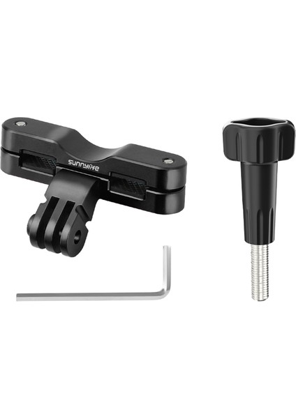 Aksiyon Için Sunnylife Bisiklet Koltuk Braketi 5PRO/INSTA360 X4/GOPRO13 Aksiyon Kamera Bisiklet Koltuk Ray Montajı Siyah (Yurt Dışından)