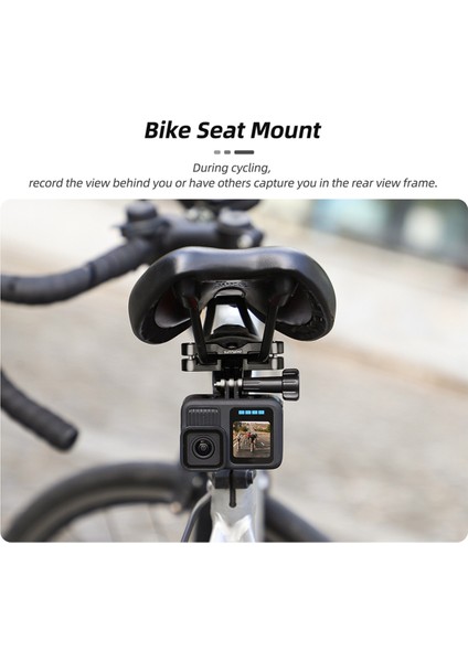 Aksiyon Için Sunnylife Bisiklet Koltuk Braketi 5PRO/INSTA360 X4/GOPRO13 Aksiyon Kamera Bisiklet Koltuk Ray Montajı Siyah (Yurt Dışından) fırsatları