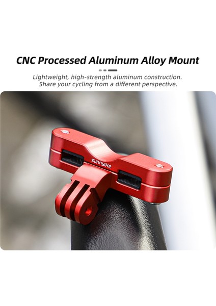 Aksiyon Için Sunnylife Bisiklet Koltuk Braketi 5PRO/INSTA360 X4/GOPRO13 Aksiyon Kamera Bisiklet Koltuk Ray Montajı Siyah (Yurt Dışından) indirimleri