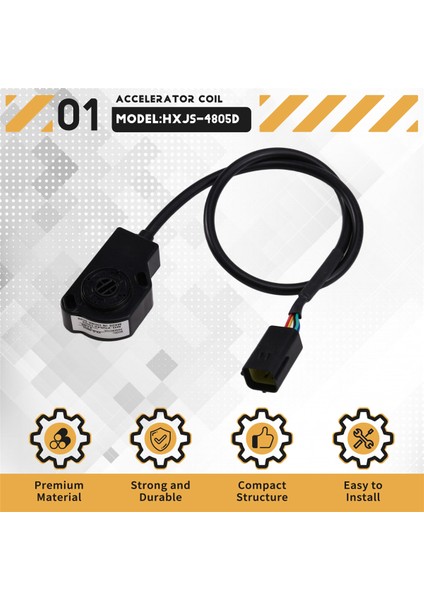 HXJS-4805D Model Elektrikli Pedal Hızlandırıcı 0-4,65 V Çıkış 12-96 V Giriş Hızlandırıcı Kontrol Kutusu Hızlandırıcı Bobini (Yurt Dışından) fırsatları