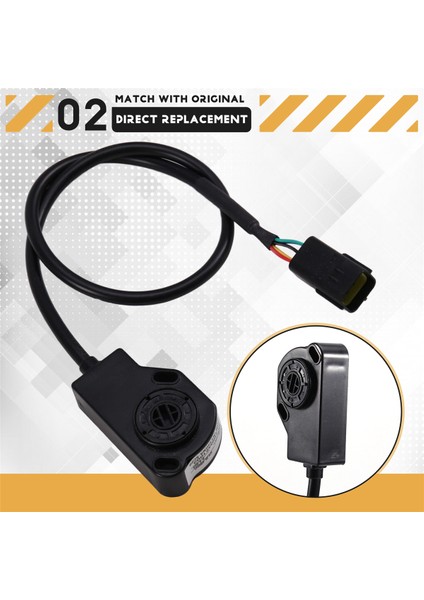 HXJS-4805D Model Elektrikli Pedal Hızlandırıcı 0-4,65 V Çıkış 12-96 V Giriş Hızlandırıcı Kontrol Kutusu Hızlandırıcı Bobini (Yurt Dışından) indirimleri