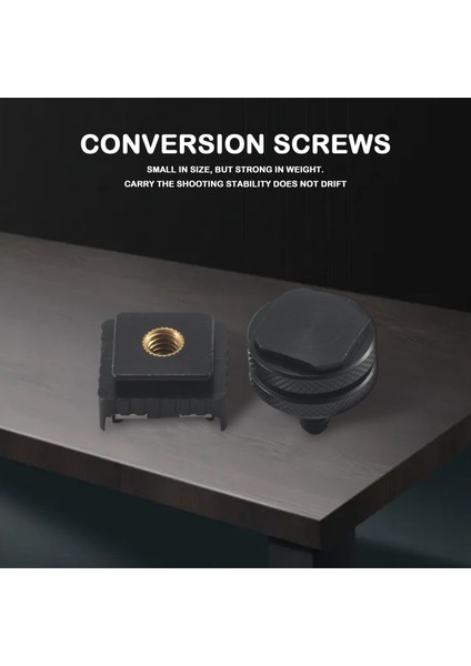 Kamera Vidası, 22 Adet 1/4 Inç ve 3/8 Inç Dönüştürücü Dişli Vidalar Adaptör Montaj Kamera Kamera/tripod/monopod/ışık Standı Için 1/4 Set&#39;e Sıcak Ayakkabı Montajı (Yurt Dışından) modelleri