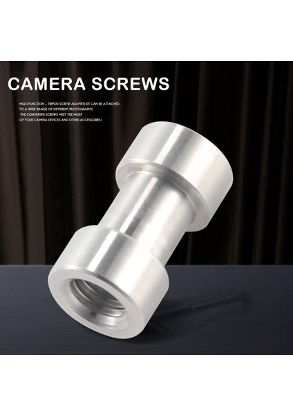 Kamera Vidası, 22 Adet 1/4 Inç ve 3/8 Inç Dönüştürücü Dişli Vidalar Adaptör Montaj Kamera Kamera/tripod/monopod/ışık Standı Için 1/4 Set&#39;e Sıcak Ayakkabı Montajı (Yurt Dışından) indirimleri