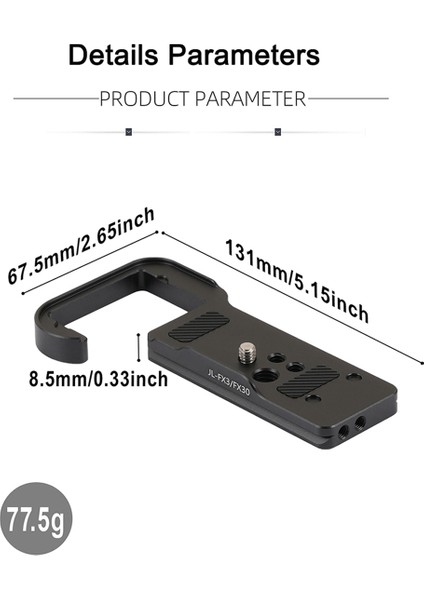 FX3/FX30/FX Taze Playa Hızlı FX3/FX30/FX3A Arca Swıss Tripod Kafası Için Dijital Kamera Için Hızlı Serbest Bırakma El Kavrama (Yurt Dışından) modelleri