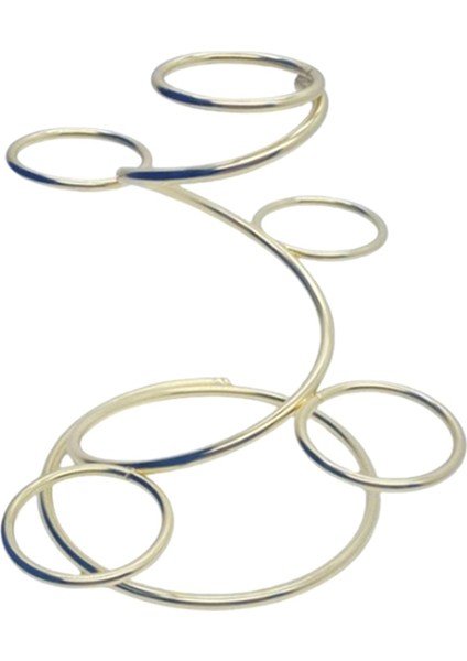 Metal 5 Top Base Doğal Kristal Küre Stand Yumurta Tutucu Ekran Ev Ofis Dekoru Hediyeleri Çok Ball Spiral Braket-A (Yurt Dışından)