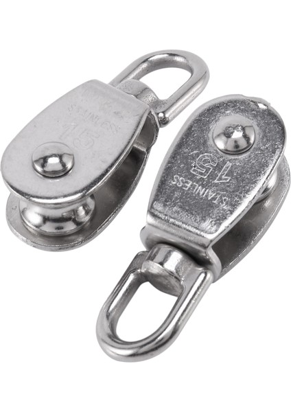 Vinç Kasnak Bloğu M15 Kaldırma Vinci Döner Kanca Tek Kasnak Bloğu Askılı Tel Çekme Tekerleği 10 Adet (Yurt Dışından) fiyatları