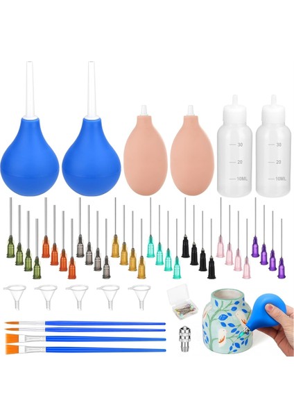 Çömlekçilik Aletleri Malzemeleri Hassas Uç Aplikatörü, Seramik Alet Seti (Yurt Dışından)