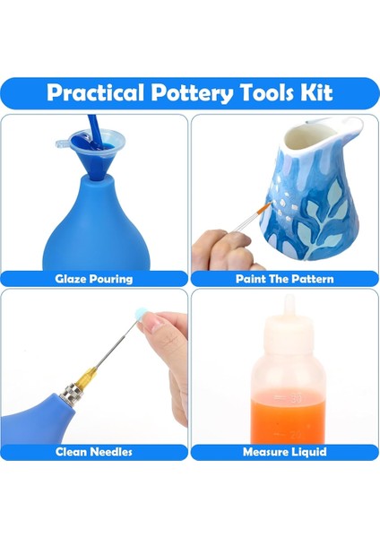 Çömlekçilik Aletleri Malzemeleri Hassas Uç Aplikatörü, Seramik Alet Seti (Yurt Dışından) fırsatları