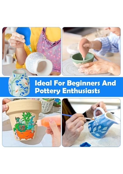 Çömlekçilik Aletleri Malzemeleri Hassas Uç Aplikatörü, Seramik Alet Seti (Yurt Dışından) indirimleri