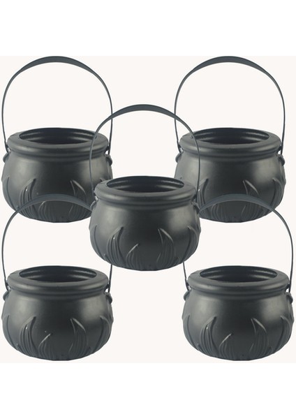 12PCS Cadılar Bayramı Cadı Pot Plastik Mini Cadı Kazançası Siyah Şeker Tutucu Cadılar Bayramı Dekorasyon Partisi Dekorasyon (Yurt Dışından) indirimleri
