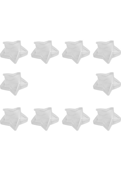 10 Set 80MM Dıy Doldurabilen Toplar Temiz Plastik Süsler Toplar Noel Ağacı Süsü Bible Parti Malzemeleri (Yıldız Şekli) (Yurt Dışından) fırsatları