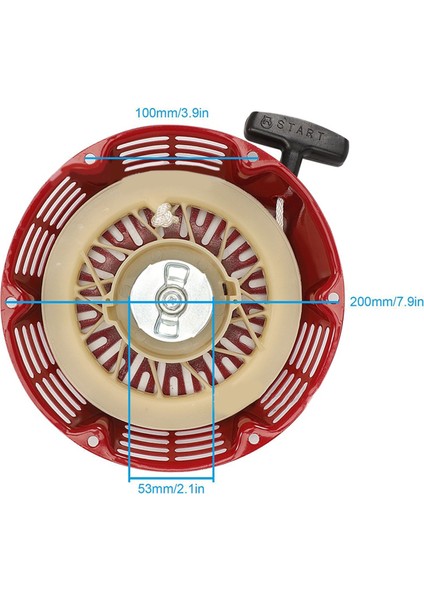 Honda GX340 GX390 GX610 GX620 Için Çekmeli Marş Motoru Tertibatı 28400-ZE3-W01ZA 28400-ZE3-W01ZB (Yurt Dışından) indirimleri