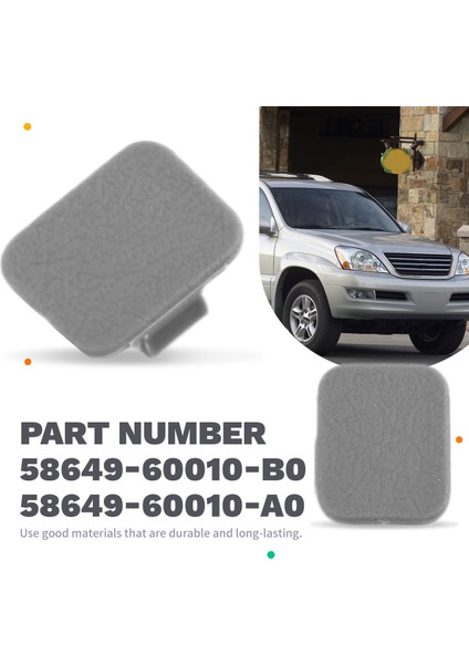 5 Adet Araba Seti Paspas Örtüsü Paspas Sabitleme Plakası Örtüsü 58649-60010-B0 Land Cruiser Prado Lexus GX470 2002-2009 5864960010A0 A (Yurt Dışından) indirimleri
