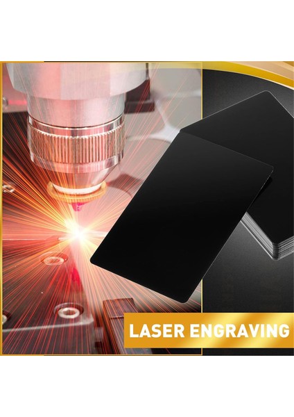 550 Pcs Metal Kartvizler Gravür Alüminyum Plakalar Çok Amaçlı Metal Sayfaların Üretilmesi Için 0.01 Inç Kalınlığında, Siyah (Yurt Dışından) fiyatları