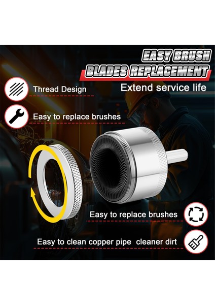 Profesyonel Bakır Boru Temizleyici Seti, 1/2 3/4 1 Inç Bakır Boru Temizleyici (Yurt Dışından) modelleri