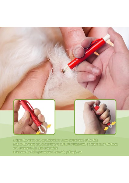 Köpekler ve Kediler Için Saklama Kutulu 7 Parçalı Kene Çıkarma Aleti Seti (Yurt Dışından) indirimleri