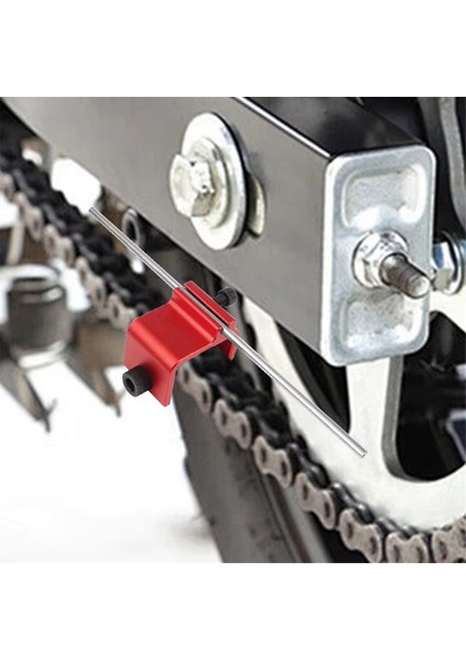 Hızlı ve Doğru Hizalama Aracı Motosiklet Zincir Hizalama Aracı Siyah (Yurt Dışından) fiyatları
