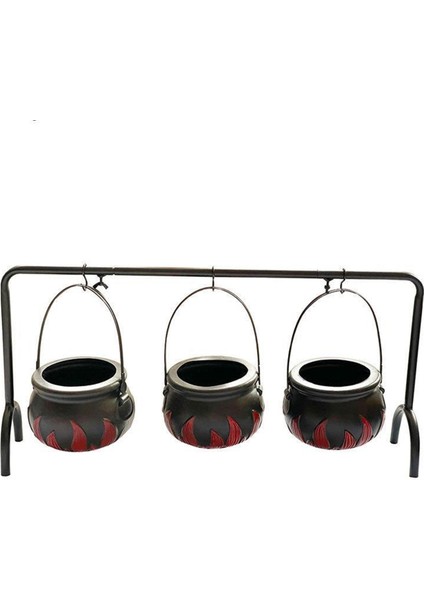 Cadılar Bayramı Cadıları Kazan Hizmet Ediyor Yay Ürkütücü Şeker Kova Kazanı Cadılar Bayramı Evi Kapalı Parti Süslemeleri (Yurt Dışından)