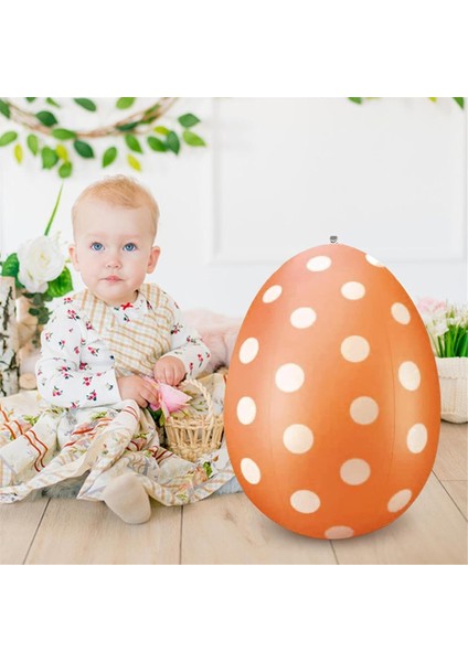 Şişirilebilir Paskalya Yumurtaları, Paskalya Yumurtaları, Paskalya Dekorasyonu Paskalya Yumurtaları Açık Paskalya Yumurtaları Dekorasyon Turuncu (Yurt Dışından) modelleri