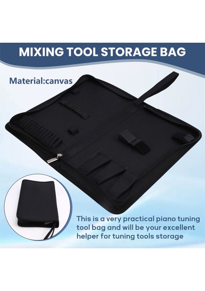 Piyano Saklama Çantası Kanvas Tote Akort Aletleri Kutusu Taşınabilir Alet Kutuları (Yurt Dışından) fırsatları