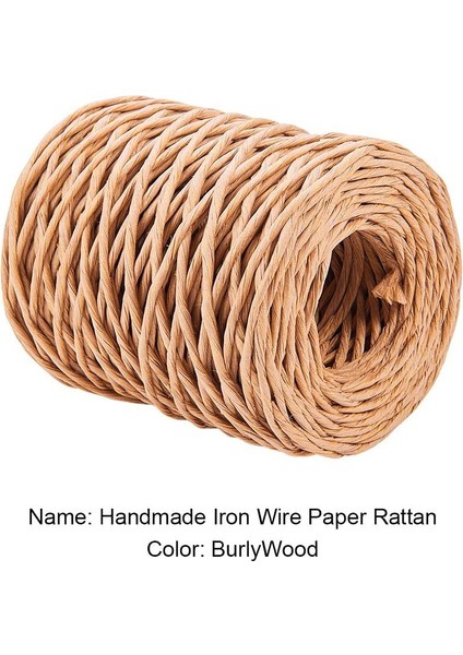 1.0mm Yeşil Çiçek Bağlama Tel Sarısı Sicim Çiçek Buketleri Için El Yapımı Demir Tel Kağıt Rattan (Uzunluk: 210M) (Yurt Dışından) modelleri