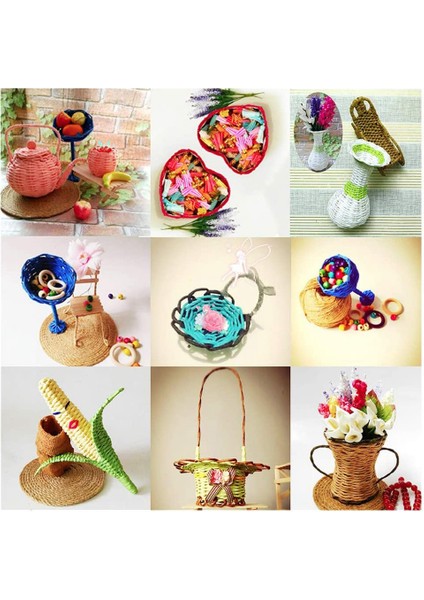 1.0mm Açık Kahverengi Çiçek Bağlı Tel Sarma Sikim Çiçek Buketleri Için El Yapımı Demir Tel Kağıt Rattan (Uzunluk: 210M) (Yurt Dışından) fırsatları