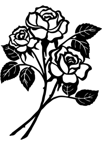 Duvar Dekoru Demir Rasyon Metal Dekorasyon Duvar Asılı Metal Duvar Sanat Odası Dekorasyon Duvar Dekor Metal Gül (Yurt Dışından)