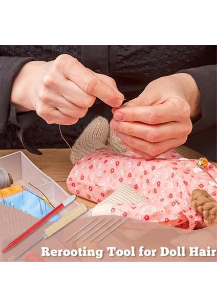 Bebek Saçı Için 14 Parça Yeniden Köklendirme Aleti 0,5-0,7 mm Örgü Şişleri S (Yurt Dışından) indirimleri