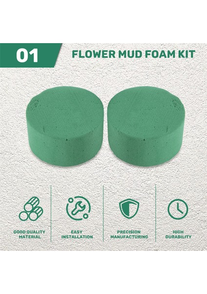 10PCS Düğün Koridoru Dıy Craft Çiçek Düzenlemesi Su Emici Ev Bahçe Yeşil Çiçek Köpüğü Taze Tutma Yuvarlak Tuğla (Yurt Dışından) fırsatları