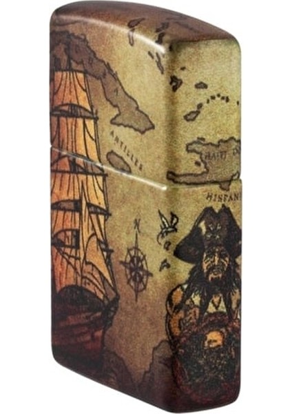 Çakmak Premium Tasarım Rüzgar Geçirmez Pirate Ship 540 Matte Hediye Seçeneğiyle