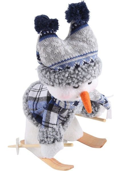 Noel Hediyeleri - Animasyonlu Sevimli Peluş Bebek Koleksiyon Heykelcik, Noel Yatak Odası Için Salıncak Dekoru Masa Masaüstü B (Yurt Dışından) modelleri