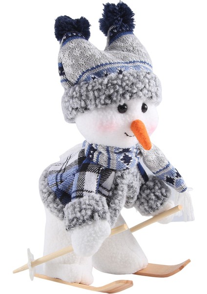 Noel Hediyeleri - Animasyonlu Sevimli Peluş Bebek Koleksiyon Heykelcik, Noel Yatak Odası Için Salıncak Dekoru Masa Masaüstü B (Yurt Dışından) fırsatları