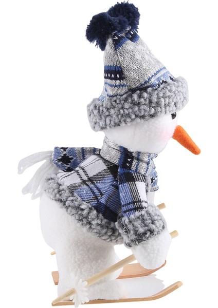 Noel Hediyeleri - Animasyonlu Sevimli Peluş Bebek Koleksiyon Heykelcik, Noel Yatak Odası Için Salıncak Dekoru Masa Masaüstü B (Yurt Dışından) indirimleri