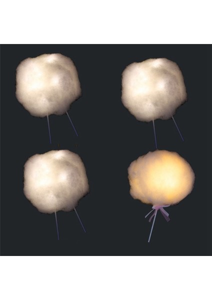 3D Bulut Kek Topper Pamuk Bulut Işıkları Kek Lambası Pişirme Kek Topper Doğum Günü Partisi Için Dekorasyon (Yurt Dışından) indirimleri