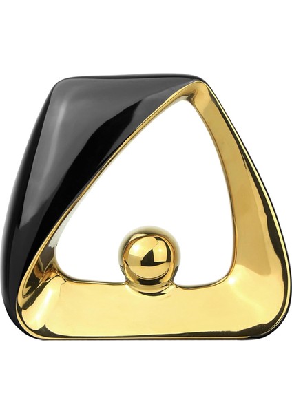 Ev Dekoru Modern Heykeli, Geometrik Seramik Heykel Masa Süslemeleri Oturma Odası Centerpiece Giriş Dekoru A (Yurt Dışından)