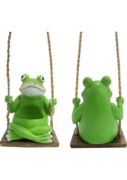 Sallanan Kurbağa Bitki Saksı Saksı Reçinesi Kapalı Açık Veranda Pencere Bahçesi Için Etli Ekici Pot Kurbağa (Yurt Dışından) fiyatları