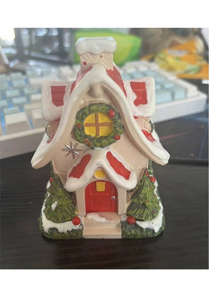 Noel Snow House Reçine Süsleri Ev Masaüstü Aromaterapi Tatil Atmosfer Süslemeleri (Yurt Dışından) fiyatları