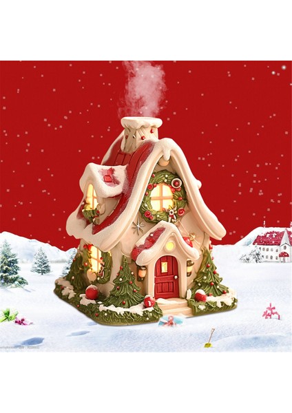 Noel Snow House Reçine Süsleri Ev Masaüstü Aromaterapi Tatil Atmosfer Süslemeleri (Yurt Dışından) fırsatları