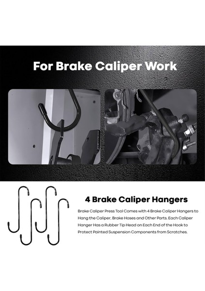 Fren Kaliperi Sıkıştırma Aleti, Karbon Çelik Fren Kaliperi Aleti Kırmızı (Yurt Dışından) fırsatları