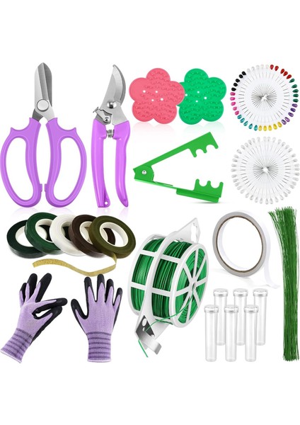 Çiçek Düzenleme Araç Seti Gül Dikeni Sökücü C (Yurt Dışından)