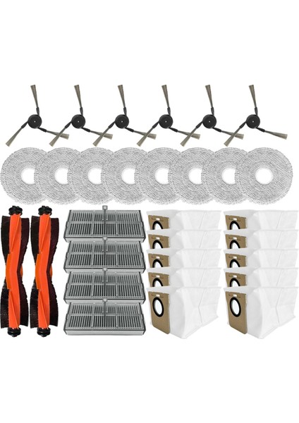 Xiaomi Mijia Için 30 Adet Vakum Fırça Filtresi Paspas Bezi Toz Torbası Seti (Yurt Dışından) indirimleri