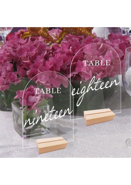 12PCS Dıy Boş Akrilik Tablo Işareti Stand Şeffaf Kemer Tablo Numaraları Tablo Kartı Düğün Dekorasyonu, A (Yurt Dışından) indirimleri