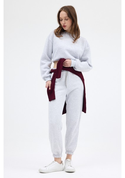 Karmelanj Yan Şerit Detaylı Kadın Eşofman 9209M