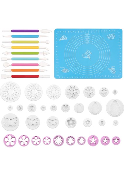 40 Parça Seramik ve Çömlek Aletleri Seti - Heykeltraşlık Dahil Tam Set (Yurt Dışından)