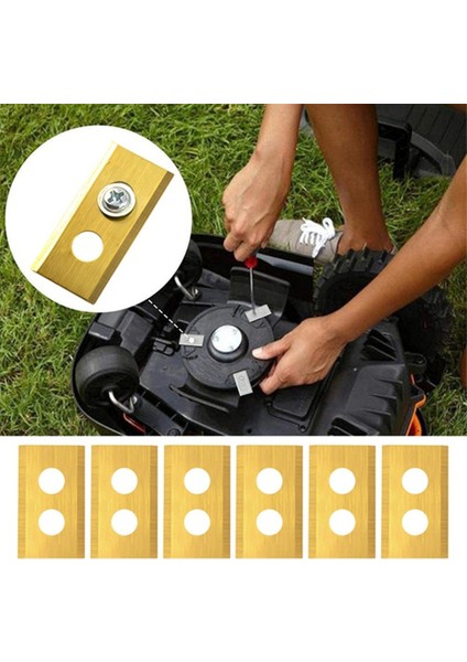 72PCS Yedek Bıçak Mammotion Luba &amp; Yuka Tüm Serisi Yedek Robotik Çim Işleme Bıçakları Boyunlu Bitkiler B ile (Yurt Dışından) indirimleri