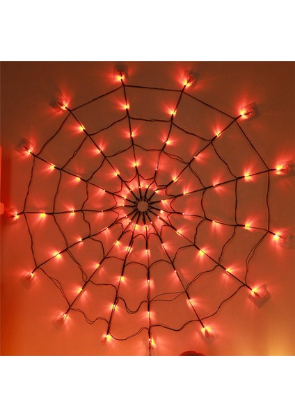 Cadılar Bayramı Dekorasyonları LED Işıklar Örümcek Web Dekorasyon Duvarı Mesel Işıkları Uzaktan Kumanda Cadılar Bayramı Atmosfer Işıkları D (Yurt Dışından) indirimleri