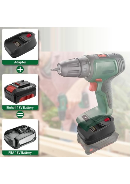 Bosch 18V Pba Lityum Lityum Pil Elektrikli El Alımları Için Einhell 18V Li-Ion Pil Dönüştürücü Için Pil Adaptörü Matkap (Yurt Dışından) fırsatları
