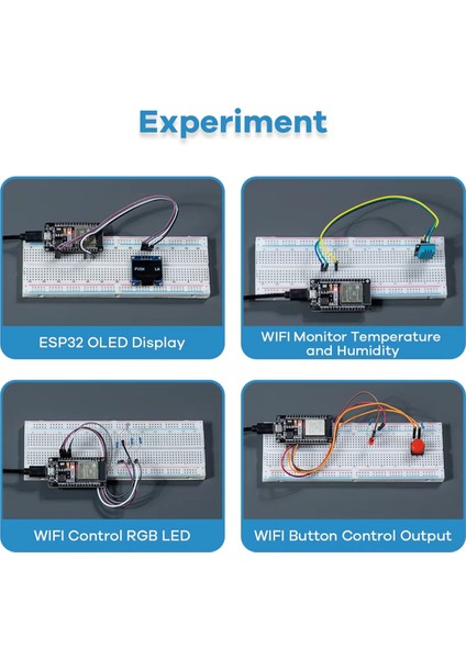 ESP32 ESP-32S Wıfı Iot Geliştirme Kartı Için ESP32 Başlangıç Seti (Yurt Dışından) fiyatları